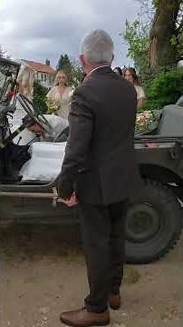 Alice and Cameron's Wedding 3 May 2025. The bride's father Paul assisting them with using his WW2