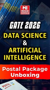 The wait is finally over! 🚀 MADE EASY brings you the GATE 2026 Data Science & Artificial Intelligence Postal Package 📘 A complete set of 13 books – divided into Technical & Aptitude sections – designed to make your preparation structured, powerful, and exam-ready ✅ Unbox the success kit today and take your first step towards GATE 2026 success with trusted MADE EASY content 💯 👉 Grab your copy now at MADE EASY Publications: https://madeeasypublications.org/ #gate2026 #gateprep #datascience #ar