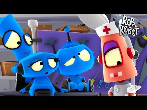 Space Virus Blues | Rob the Robot & Friends - Funny Kids TV