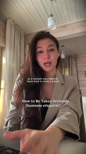 Business Etiquette p16: the smartest most valuable people are not the loudest. This video touches on: - how to be taken seriously - how to make ppl listen to you - what to do if you get interrupted #annawintour #businessetiquette #etiquetts #ukbusiness #femaleboss