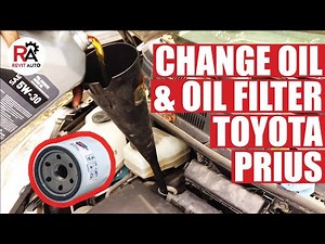 How to change oil and the oil filter on a 07 Toyota Prius