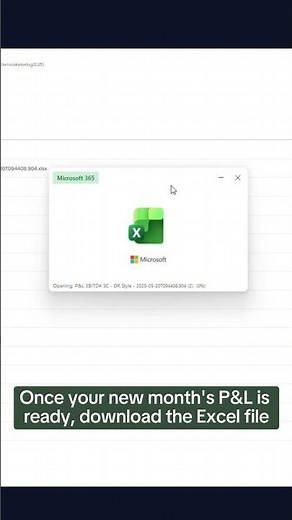 How to automatically roll forward your monthly P&L report using Datarails. 📊