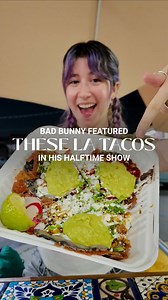 ✨TRYING THE LA TACO SPOT FEATURED IN BAD BUNNY’S HALFTIME SHOW✨ Many keen-eyed Angelenos noticed a local icon’s cameo during Bad Bunny’s Super Bowl halftime show, so as soon as the game ended I obviously had to go try it. Villa’s Tacos was started by first-generation Mexican-American chef Victor Villa, and he’s gone from selling tacos out of his grandma’s front yard to having three locations in Los Angeles: two in Highland Park, and one in Downtown’s Grand Central Market. Villa’s Tacos is even a