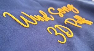 3D Puff Cursive Script Embroidery Font; 5 Sizes, BX Font, PES   8 Other Formats for Embroidery Machines - Etsy