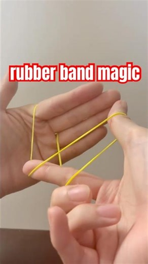 Teleporting Rubber Band Trick 😱#magic #magictrick #viral #foryou