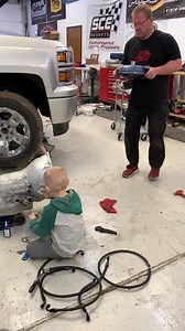 Brantlee putting in the work on his truck. ATI Performance Products #nealchanceracingconverters #precisionperformanceshifters | Reaper SS