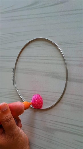 7.4K views · 59 reactions | Easy & quick peacock rangoli designs! #rangoli #tricks #tips #ideas #hack #easy #satisfying #rangolidesigns #Diwali #design #creative #unique #color #diy #relaxing #art #satisfying #sandart #rangoliart #festive #fancy #homedecor #simplerangoli | Rangoli by jyoti rathod | Facebook