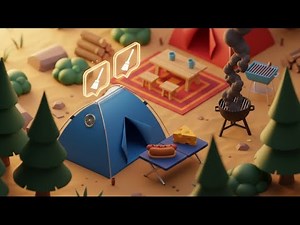 Happy campers - gameplay walkthrough part 1 🎪 Welcome to Happy Campers! 🏕️✨