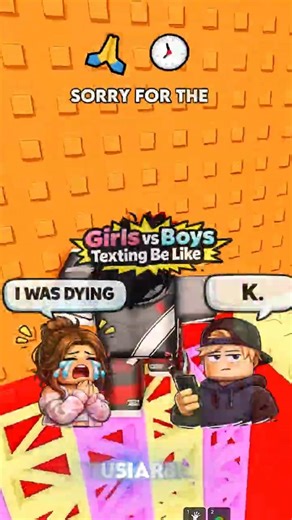 Girls vs Boys Texting Is Wild 😭 #roblox #shorts #robloxrant