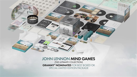 130K views · 869 reactions | JOHN LENNON MIND GAMES SUPER DELUXE GRAMMY® Nominated for Best Boxed or Special Limited Edition Packaging, 2025. Last few available instore now: https://bit.ly/JLMGSD Discover more about the Box Set Art Direction at https://www.johnlennon.com/news/mind-games-designing-the-super-deluxe-ltd-edition-box-set | John Lennon | Facebook