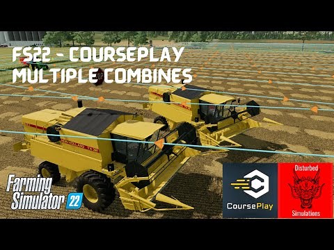 FS22 - Courseplay Beta - Multiple Combines