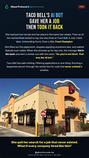 Taco Bell using bots to hire #ai #news