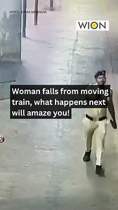 56K views · 398 reactions | Caught on camera: Woman falls from moving train in India, railway staff’s quick action prevents a tragedy . . . . #Borivali #Maharashtra #IndianRailways #India #Railways | WION | Facebook