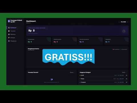141. GRATISS APP CATATAN KEUANGAN PRIBADI | APP SCRIPT | GOOGLE SHEETS