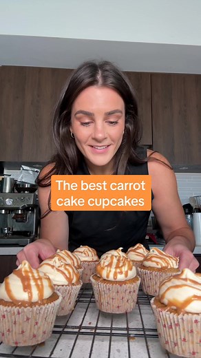 Best Carrot Cake Cupcakes Recipe with Dulce de Leche Frosting