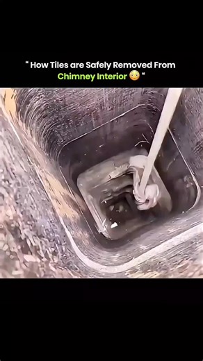 KNOWLEDGE MATRIX on Instagram: "🧱 How Tiles Are Safely Removed from a Chimney Interior 🧱 1. Chimney interiors are tiled or lined to protect masonry from heat and gases. 2. Tile removal requires careful planning to avoid structural damage. 3. The area is first sealed to control dust and debris. 4. Protective gear—respirators, gloves, and eye protection—is essential. 5. Chimney inspection cameras help assess tile condition and layout. 6. Specialized rotary tools or breakers are lowered into the