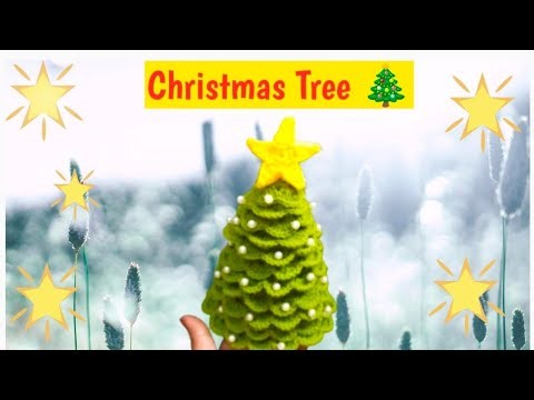 Easy crochet christmas tree 🎄 very easy tutorial for beginners. #crochet