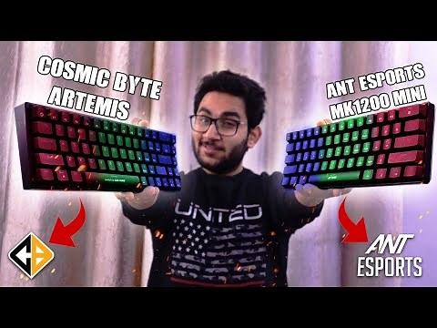 *Little Gaming Keyboard* Ant Esports MK1200 Mini | Comparison With Cosmic Byte Artemis