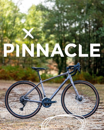 The bike that can do it all, meet the NEW IN Pinnacle Cerium Gravel. 🚴‍♂️ Your weekday commuter 🚴‍♂️ Your weekend explorer 🚴‍♂️ Your bike-packing rig 🚴‍♂️ Your back-lane basher Available in store and online at £599. FIND OUT MORE: https://bit.ly/42sAgCq The bike for riders who want versatility without compromise or a heavy price tag. With big tyres for comfort, dropped bars for control and the capability to take on everything from pothole-riddled commutes to single track shortcuts, the Ceriu