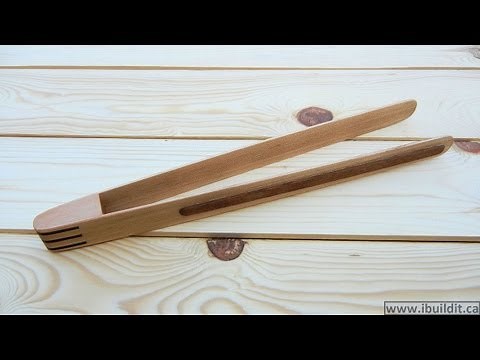 How To Make Wooden Tongs
