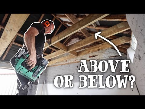 NEW CEILING WITH OLD TIMBERS. - Exposed BEAMS or not?