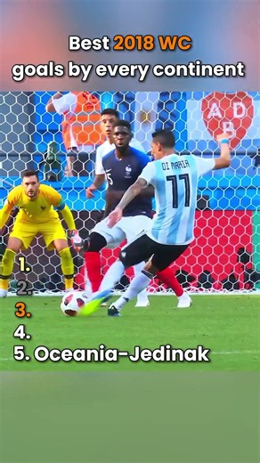 Best 2018 WC goal by every continent