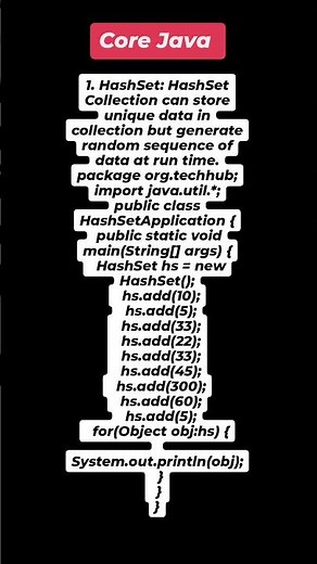 "Understanding HashSet in Java: Storing Unique Data with Random Order!"