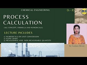 Process Calculation| Conversion of Units Video Lecture | Crash Course for Chemical Engineering