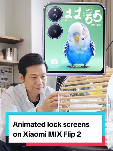 Animated Lock Screens on Xiaomi MIX Flip 2