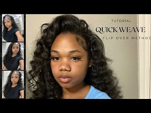 Flip Over Method Quick Weave with Organique Hair