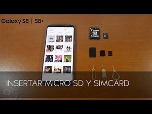 SAMSUNG GALAXY S8 📣 How to Install the SIM Card and Micro SD 📲 #MobileOrientator