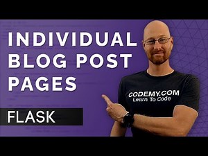 Individual Blog Post Pages - Flask Fridays #19