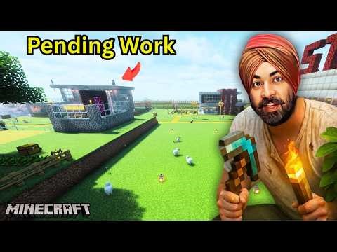 Minecraft Survival EP 45 | Pending Work Complete ✅ | Base Improvements & Fixes