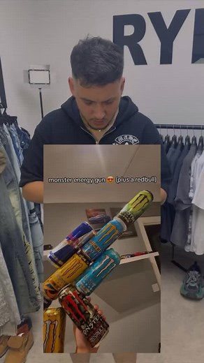 205K views · 4.2K reactions | اول عربي يعملها ❤️ Monster energy gun #fyp #monsterenergy #russiaayk | Russia Yk | Facebook