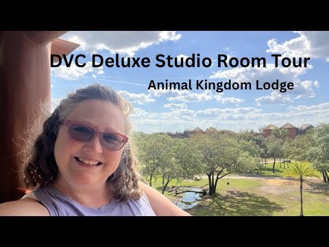 DVC Deluxe Studio Room Tour at Animal Kingdom Lodge