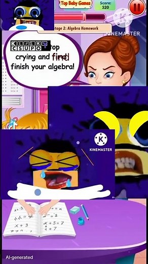 Baby klasky csupo Cries over Algebra/Grounded