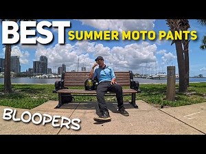 Motovlog BLOOPERS | Best Summer Motorcycle Pants 2025 Review