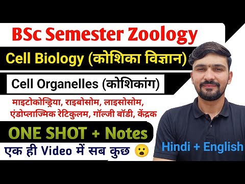 ONE SHOT Cell Organelles | Cell Biology | BSc Semester || By Dadhich Sir