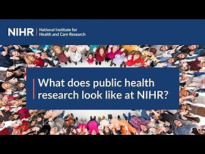 What does public health research look like at NIHR?