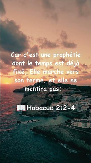 📖 Habacuc 2:2-4 | Le juste vivra par la foi 🙏 #foi #etudierlabible #psaumesdedavid #bible