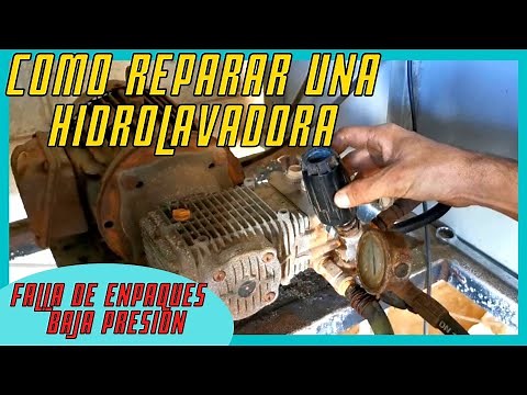 💯TUTORIAL | 🛠CONOCE COMO REPARAR una hidrolavadora FALLA empaques, baja presión.✅