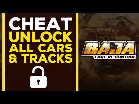 Baja: Edge of Control - HOW Unlock ALL CARS and TRACKS | Cheat