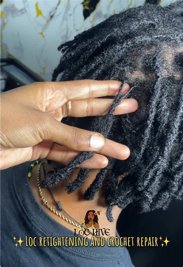 Loc Repair: Retighten and Crochet for Healthy Locs