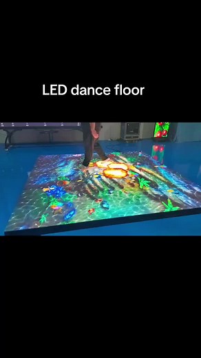 Led dance floor Induction interactive screen#leds #led #kingcolor #dancefloor