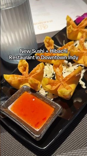 Sushi and Hibachi in Indianapolis | NEW Indy Restaurant Downtown 📍 Harmony Steakhouse #indyfoodies