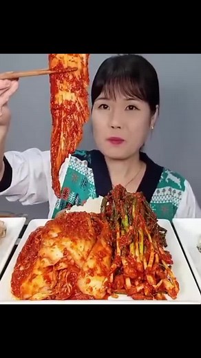 hot spicy kimchi mukbang yt nana mukbang #asmr #mukbang #kimchi #koreanfood
