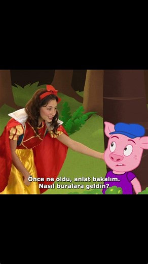 Ormanda Kaybolan Domuzcuk! 🐷🌲 Pamuk Prenses Bölüm 1 #shorts
