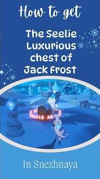 How to get the Luxurious Chest of Jack Frost, Seelie puzzle #genshinimpact #genshin #snezhnaya