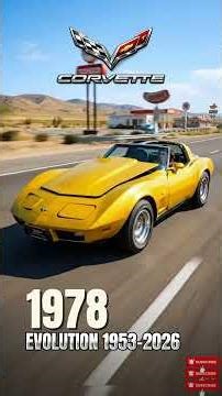 Chevrolet Corvette Evolution (1953-2026) | C1 to C8! America's Ultimate Sports Car!