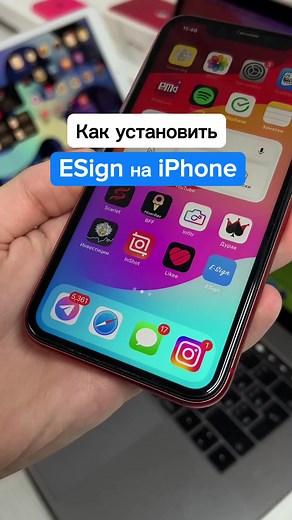 Как установить ESign на айфон #фишкиайфона #айфон #есигн #скарлет #лайфхакиайфон